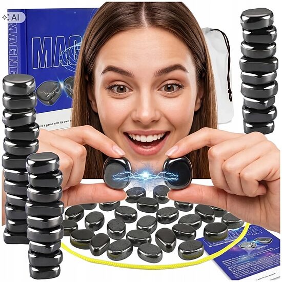 Stalo lavinamasis žaidimas Magnets magnetiniai kubai