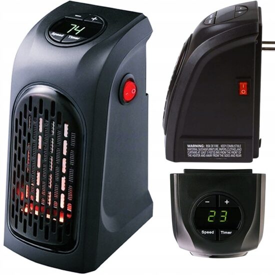 Elektrinis šildytuvas su valdymo pulteliu, 400 W