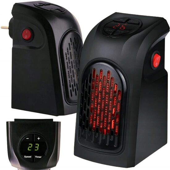 Elektrinis šildytuvas su valdymo pulteliu, 400 W