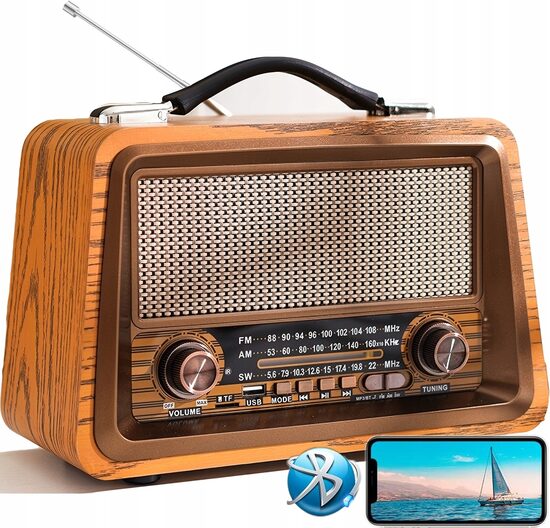 Radijo imtuvas, retro edition