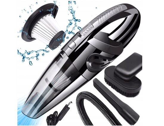 Dulkių siurblys, Automobilinis dulkių siurblys (be maišelio) su HEPA filtru