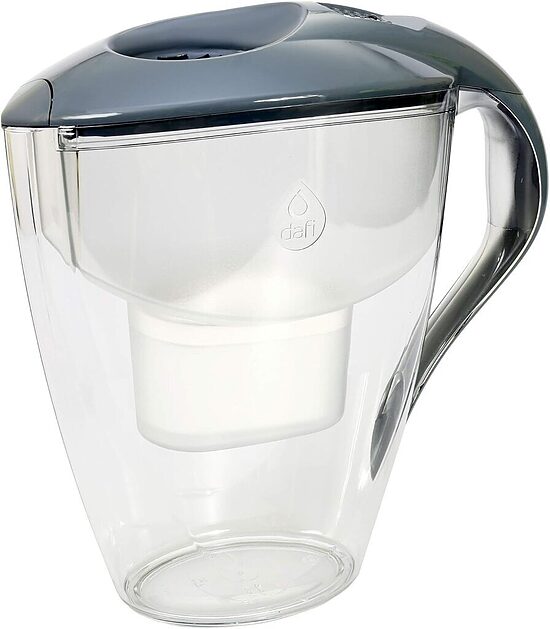 Vandens filtravimo indas DAFI, 3 L, grey edition